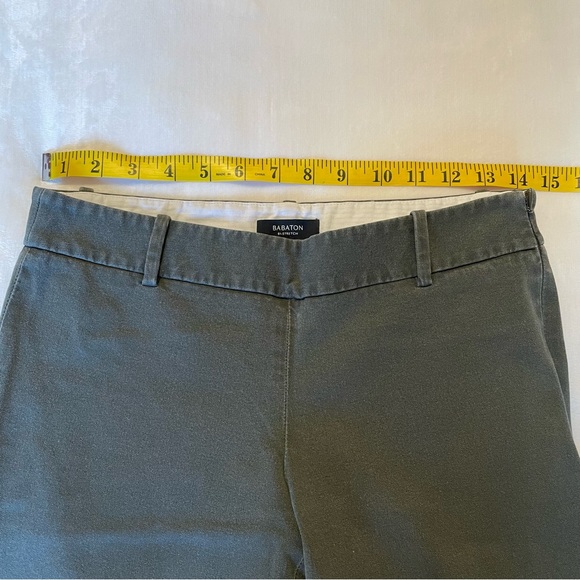 Aritzia Babaton Elliott Bi-Stretch Forest Green Slim Dress Pants - Picture 9 of 9